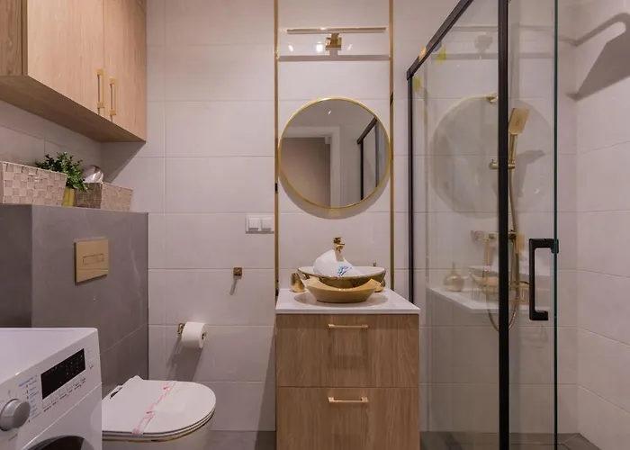 Park A3- Zloty Jelen- Z Dostepem Do Basenu, Sauny, Jacuzzi, Silowni Lägenhet *